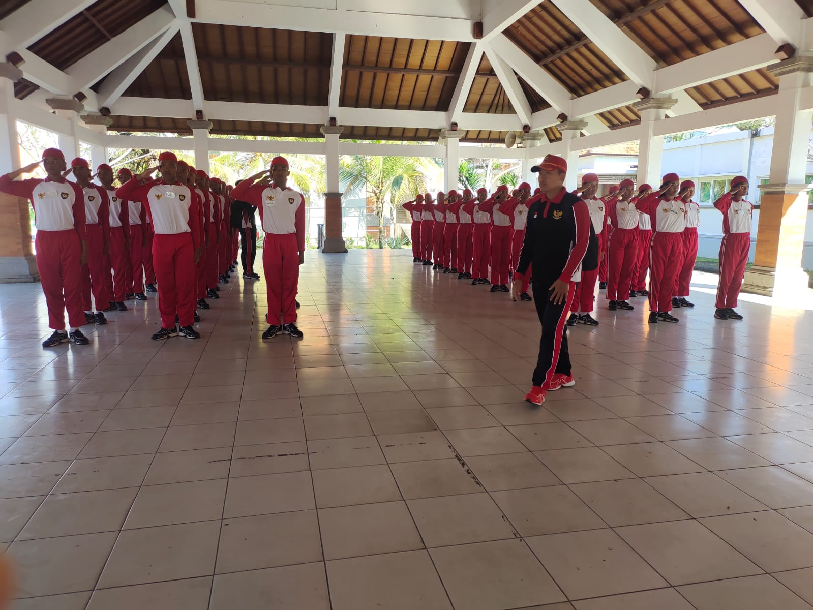 Latihan Peserta Paskibraka